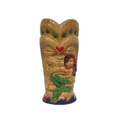 China Wholesale Viable Custom Decorative Ceramic Tiki Mugs for sale