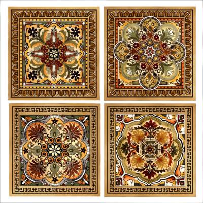 China Metallic Tiles Mexican Style Glazed Custom Decorative Ceramic Tile For Home Wall Decor for sale