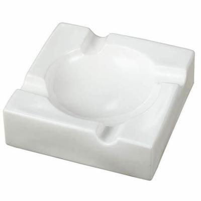 China New Fashion Accessory New Fashion Ceramic Cigar Smoking White Ceramic Ashtray for sale