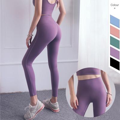 China Breathable Custom Yoga Pants Workout Yoga Fitness Gaiters For Women High Waist Black Butt Lift Gaiters Yoga Pants Gym Gaiters for sale