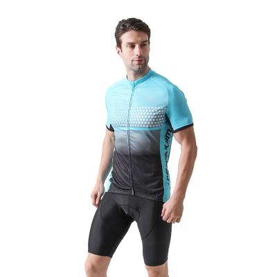 China Breathable Wholesale Custom Cycling Jersey Mens Short Sleeves Bike Clothing for sale