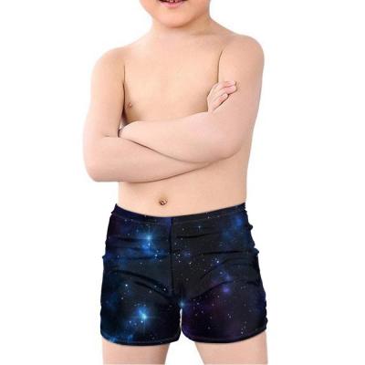 China Viable High Quality Cosmic Planet Printing Casual Summer Beach Shorts Kids Swimming Trunks Bathing Swimwear Boys Swim Shorts for sale