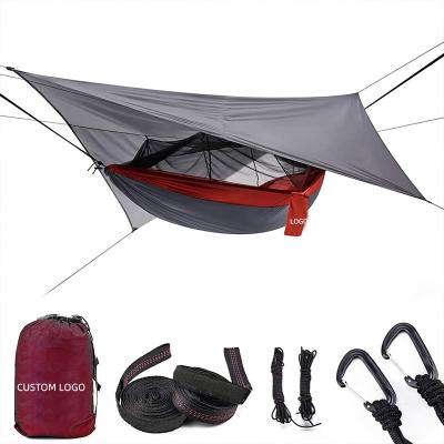 China Modern Portable Sun Shelter Ultralight Portable Tarp Mosquito Net Tree Tent Hanging Hammock Tree Tent Hammock For Outdoor Events for sale