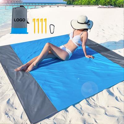 China Outdoor Heavy Duty Sand Mat Quick Drying Waterproof Beach Blanket Heat Free Mat Quick Drying Beach Blanket Heat for sale