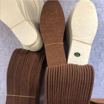 China Shoe Inside Environmentally Friendly Wool Felt Insole Cheap Felt Insole for sale