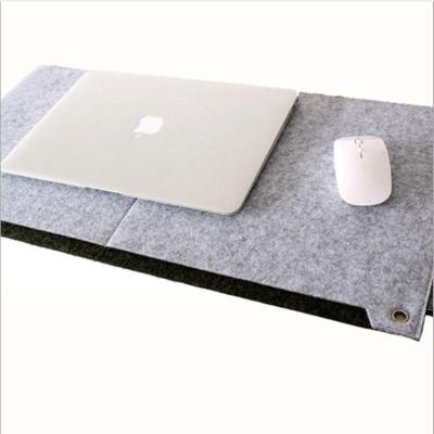 China Simple Multifunctional Large Felt Desk Mat Mouse Pad Keyboard Laptop Pad for sale