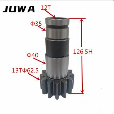 China Building Material Shops For Wacker Neuson Mini Excavator EZ17 Swing Motor Pinion Gear Gear Vertical Construction Machinery Parts for sale