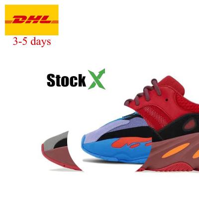 China Fashion OG Trend Yeezy High Quality 700 V1 V2 V3 Black Purple Inertia Sneakers Putian High Quality Running Sports Shoes Best for sale