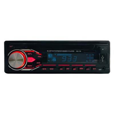 China USB/SD/FM/BT music stylish lcd screen auto radio 1din fm transmitter with EQ car mp3 card player for sale