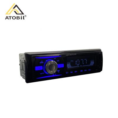 China BT/music/TF/USB/Free-hand 1din phone auto search radio stations car radio with car AUX. real AUX function FM BT mp3. remote control clock for sale