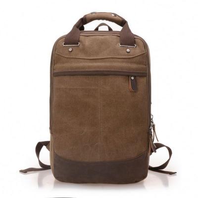 China Customization 1Pc Waterproof Men Backpack Canvas Bag Man Bag Computer Backpack Casual School Bag for sale