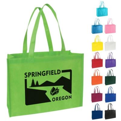 China 1Pc Customization Handled Customized Reusable Nonwoven Shopping Bag for sale