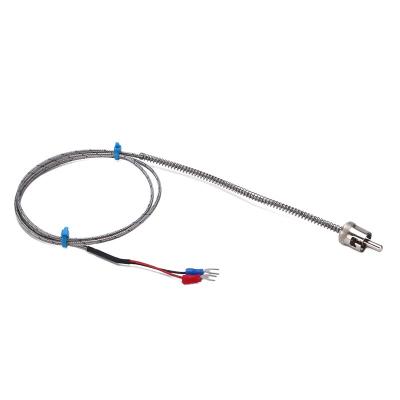 China Temperature Measurement K Type Detachable Detachable Thermocouple 0-600 Adjustable Tension Spring Thermocouple Temperature Probe Sensor For Injection for sale