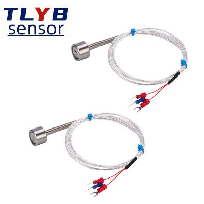 China PT100 Temperature Sensor Magnetic Magnet, Magnetic Adsorption Platinum Thermistor PT100 Absorption Thermocouple WZP-PT100 for sale