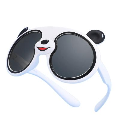 China Popular cute cartoon Panda Kids Sunglasses Children Panda design sunglasses 2022 new fashion style polarized sunglasses for sale