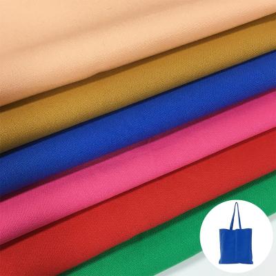 China Sustainable 12 oz Blank Plain Canvas Greige Fabric Dyed Custom Textile for Tent Bags Shoes Cloth Wholesale 100 Cotton Fabrics Cheap Price for sale