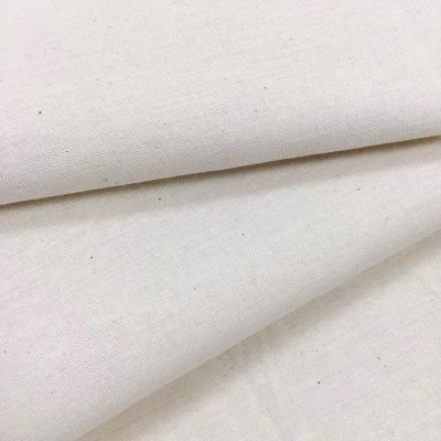 China Cheap Viable Factory Wholesale Fabric Cotton Fabric 100gsm Cotton Striping Fabric For Pocket Bag DIY Handwork Simple White for sale