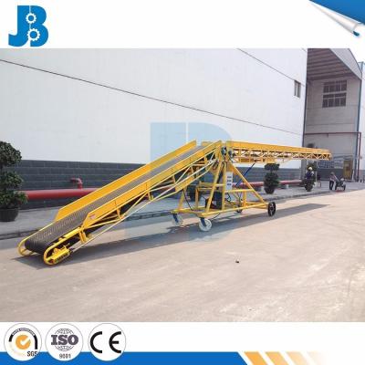 China Truck Heat Resistant Loading/Unloading Heavy Duty Belt Conveyor/Belt Conveyor For Loading for sale