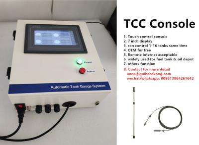 China Gas station fuel management system rs485 magnetostrictive probe / automatic diesel gasoline tank gauge for oil depot for sale