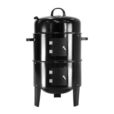 China 1xHQ Easily Collected Vertical Stock 3in1 Portable Charcoal BBQ Smoker, 3in 1 BBQ Smoker, Charcoal BBQ Smoker 1xHQ Stock Favor for sale