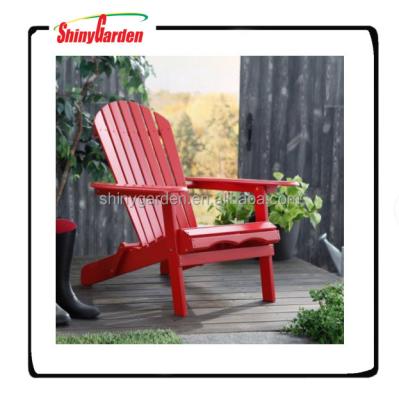 China Durable Portable Foldable Red Adirondack Chair for sale