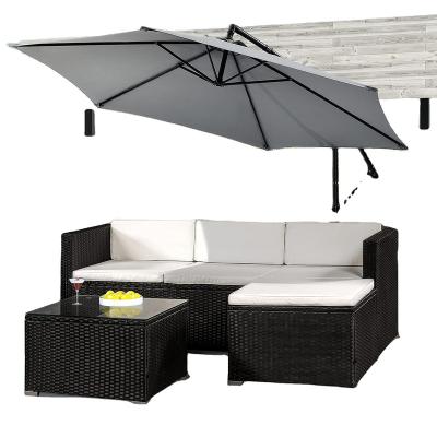 China Outdoor furniture contemporary garden rattan sofa set/wicker sofa set/garden rattan sofa set for sale