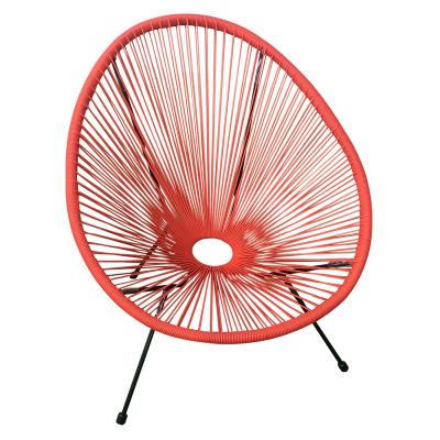 China Steel String and Rattan Chair Contemporary Stackable Acapulco Chair for sale