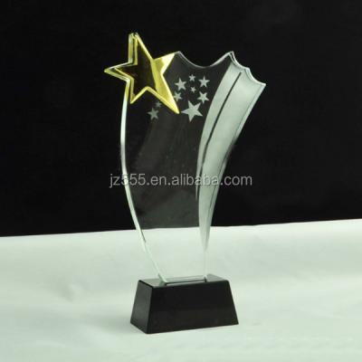 China High Quality Crystal Trophy and Star Medal Awards of Europe for sale