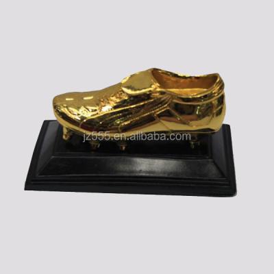 China Europe resin trophy shoe and sports trophy for sale