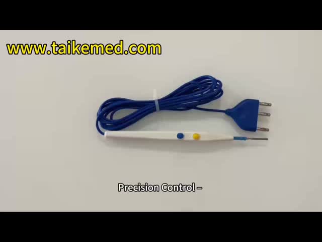 Button Switch Electrosurgical Hand Control Pencil Stainless Steel Tip Material