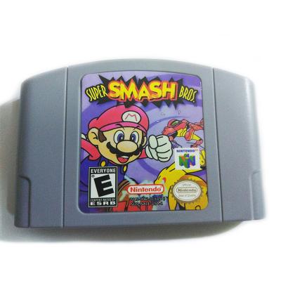 China Work well on US and EUR N64 Console Ntsc US Version N64 Games Card Super Smash Bros 64mb N64 Cartridge Game Graphics Card For Nintendo 64 for sale