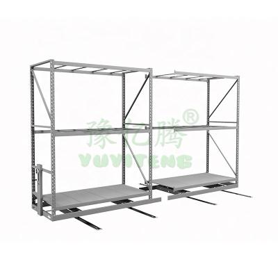 China Movable Customized Vertical Indoor Greenhouse Herb Flower Steel Hydroponic Grow Rack for sale