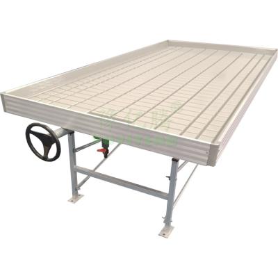 China Greenhouse Seedling Growing Grow Trays 4x8 Hydroponic Rolling Benches Dwc Hydroponic System for sale