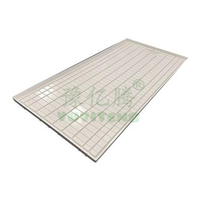 China 4ftx8ft Vegetable Hydroponic ABS Grow Trays Dip And Flood Bench Rolling Seedling for sale