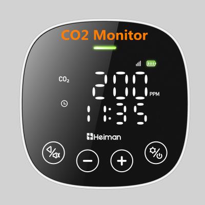 Κίνα Smart Humidity Control Air Quality Carbon Monoxide Temperature Gas Sensor Detector Alarm CO2 Meter Monitor HS3AQ προς πώληση