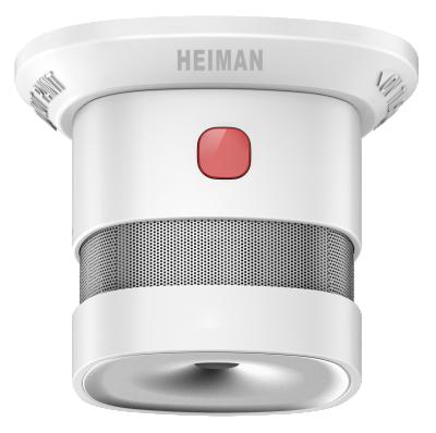 중국 Tamper Alarm Heiman CE EN 14604 Approved Smart Iot Mini Smoke Detector 판매용