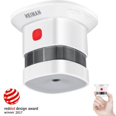 China HEIMAN 2020 best-selling iot home automation smart ZigBee smoke sensor HS1SA Te koop