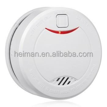 China ABS Fireproof EN14604 Approved 10 Years Life Battery Operated Standalone Smoke Alarms Lithium Te koop