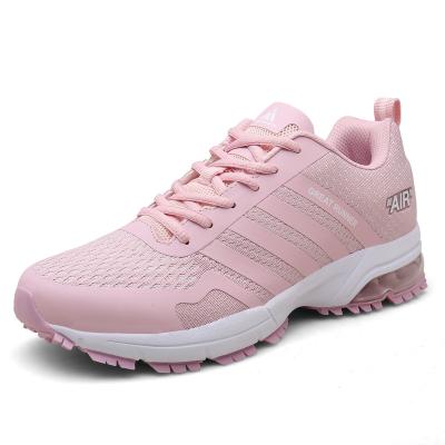 China Breathable Women's Running Shoes Air Cushion Gym Fashion Sporty Walking Training Jogging Sneakers for sale