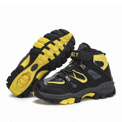 China Kids Winter Shoes Waterproof Trekking Hiking Shoes Boys Non-slip Girls Comfortable Cotton Shoes for sale