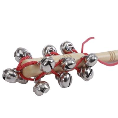 China Hot Sale Products Wooden Musical Instruments Small Hand Bells WITH 13 BELLS for sale