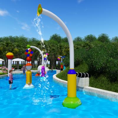 China Fiberglass Fiberglass Water Park Spray Water Splash Pad Toys For Sale for sale