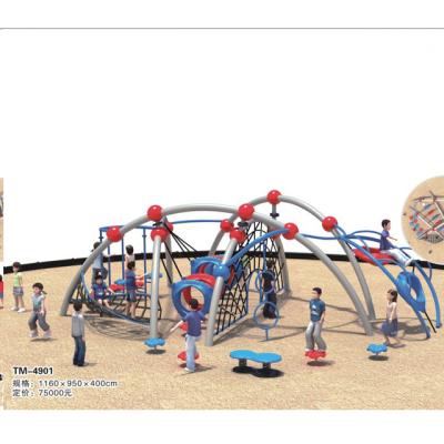 China Plastic Playground Kids Outdoor Playground Items Rope Adventure for sale