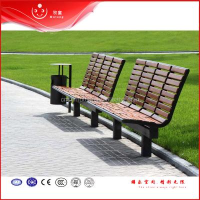 China PANEL New Outdoor Street Wooden Waiting Room Bench for sale