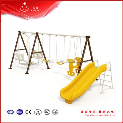 China Outdoor Furniture Toddler Swing And Slide for sale