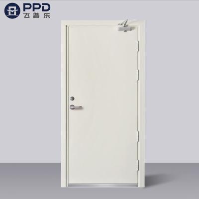 China Latest Design Modern 2 Hours Security Fire Resistant Rated Steel Door, Myanmar Steel Fire Door, Fire Retardant Rated Wooden Door for sale