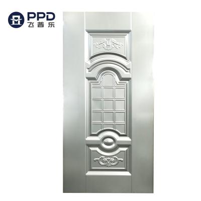 China 2020 Modern Design Fancy Modern Factory Supplier Phipulo China Steel Door Skin Sheet Panel for sale