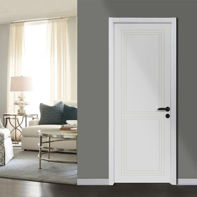 China Swing Yongkang Interior Door Simple Solid Wood Door Design for sale