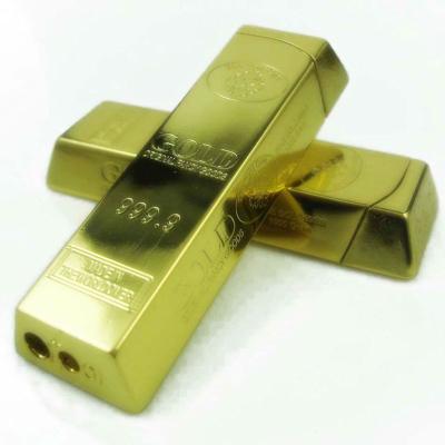 China Flame Gold Bars Creative Reactors Flame Lighter for sale