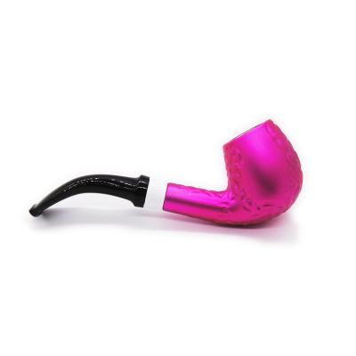 China New style of high quality resin imitate wooden smoking pipe, high polish resin tobacco pipe. for sale